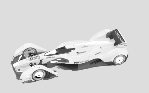 McLaren X2 Concept Futuristic AeroTech Hypercar 3D model_25