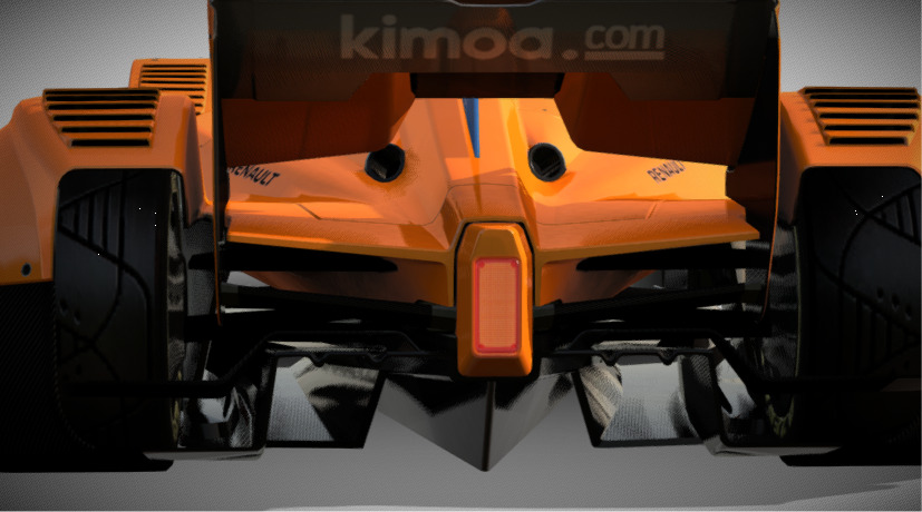 McLaren X2 Concept Futuristic AeroTech Hypercar 3D model_18