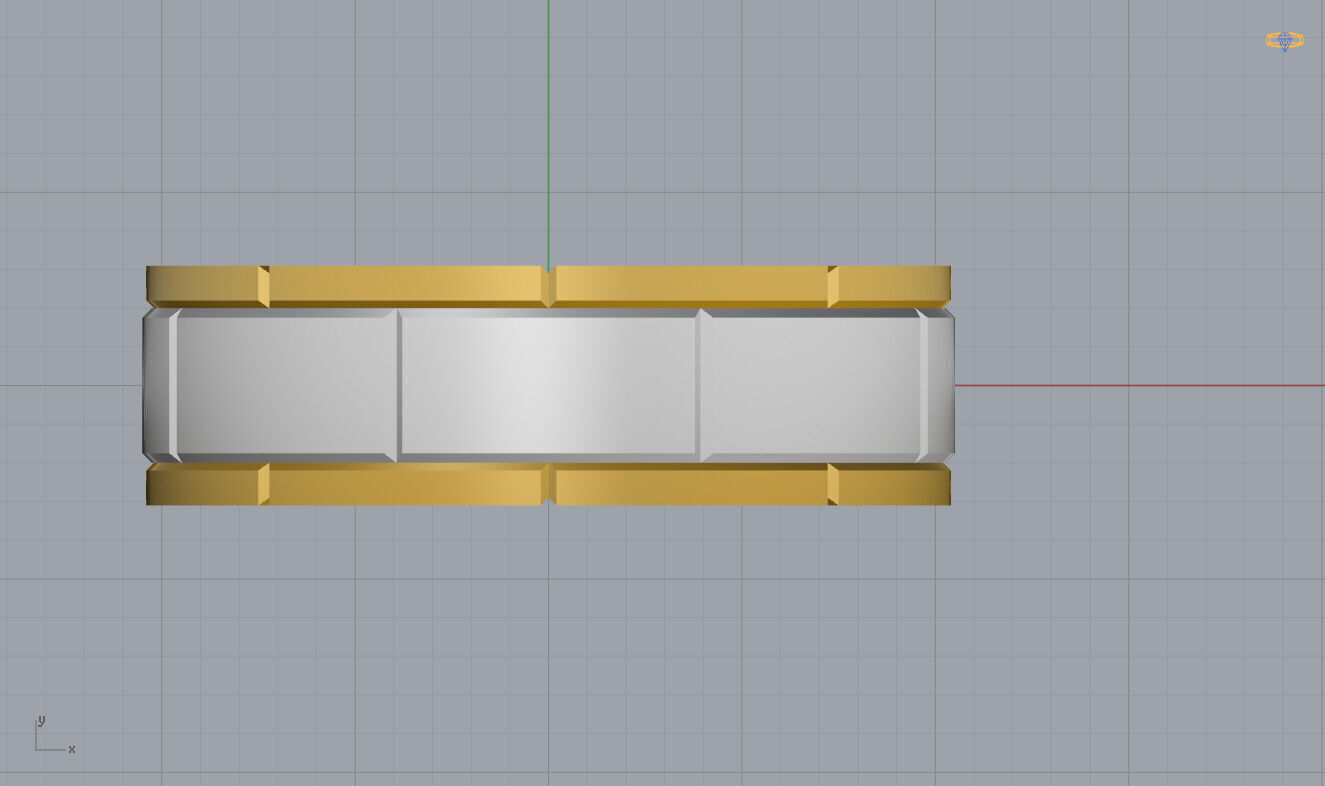 Wedding Band 3D print model_6