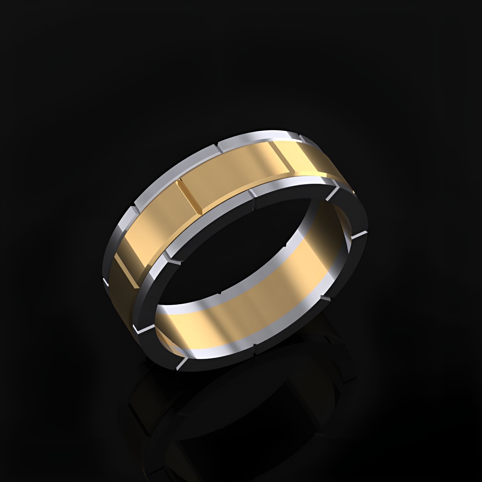 Wedding Band 3D print model_1