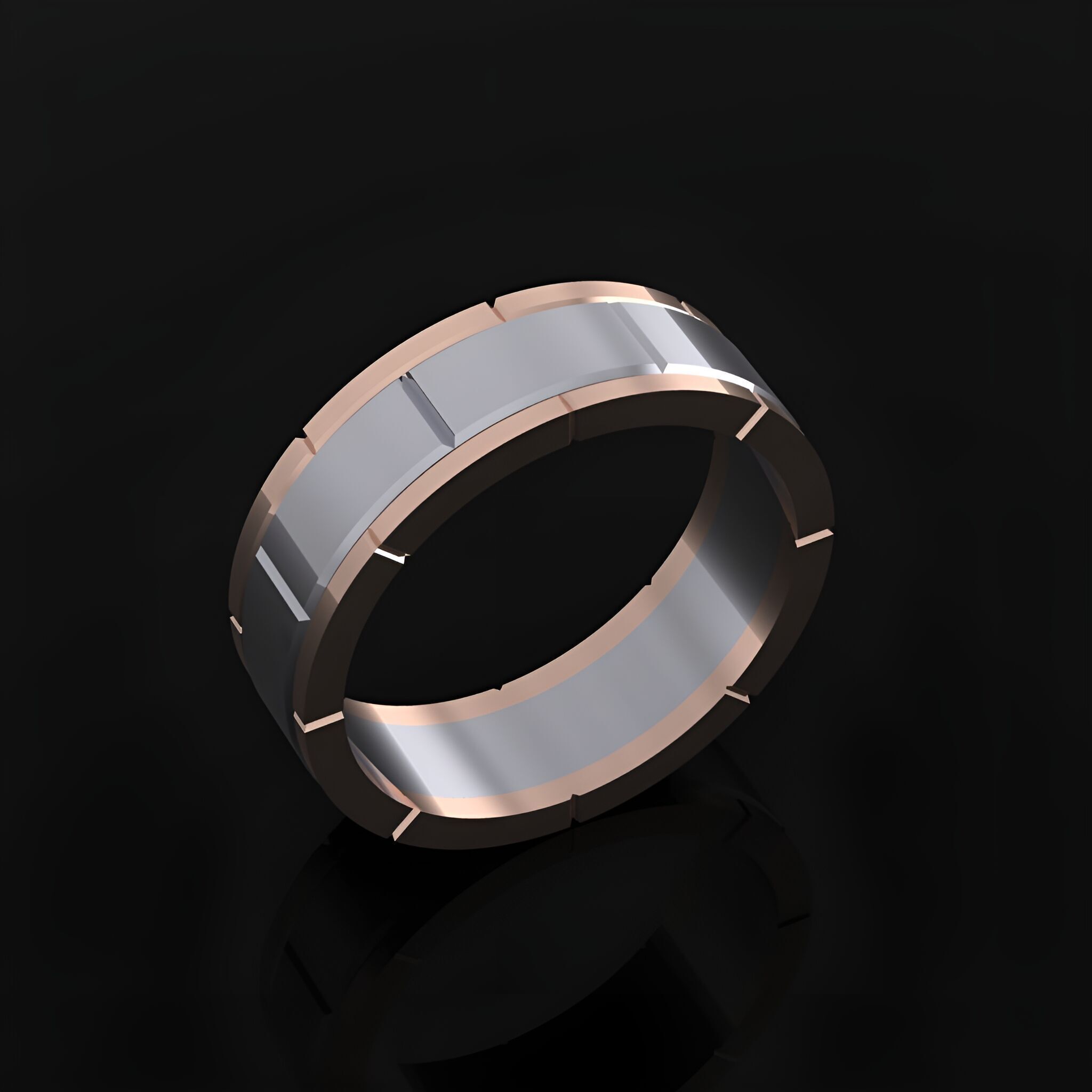 Wedding Band 3D print model_2
