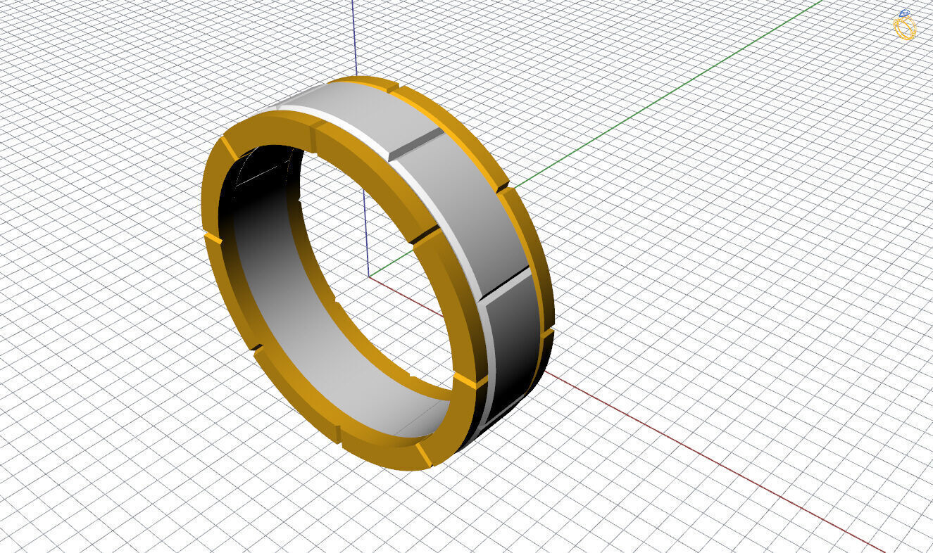 Wedding Band 3D print model_11