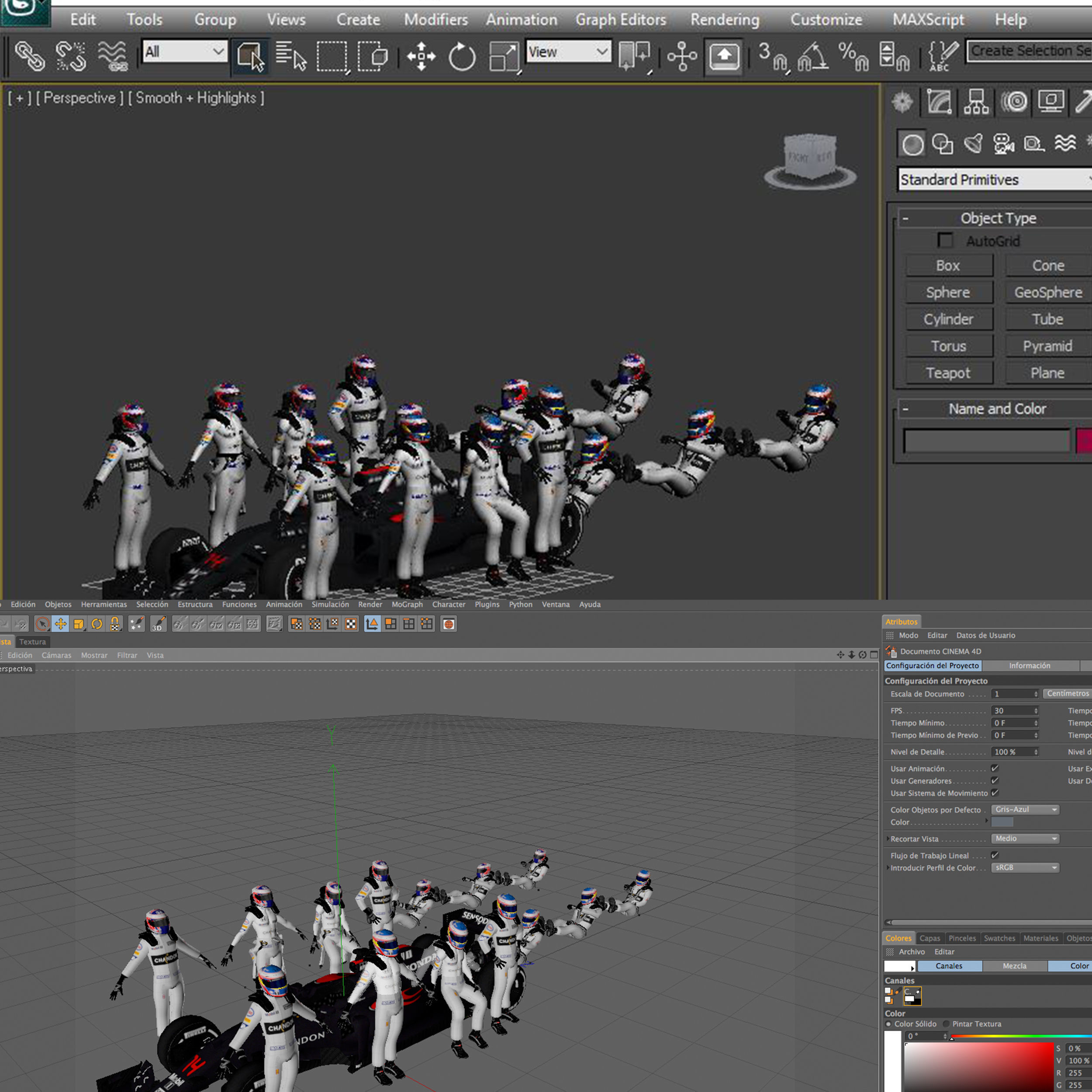 McLaren Mp4 31 Low-poly 3D model_27