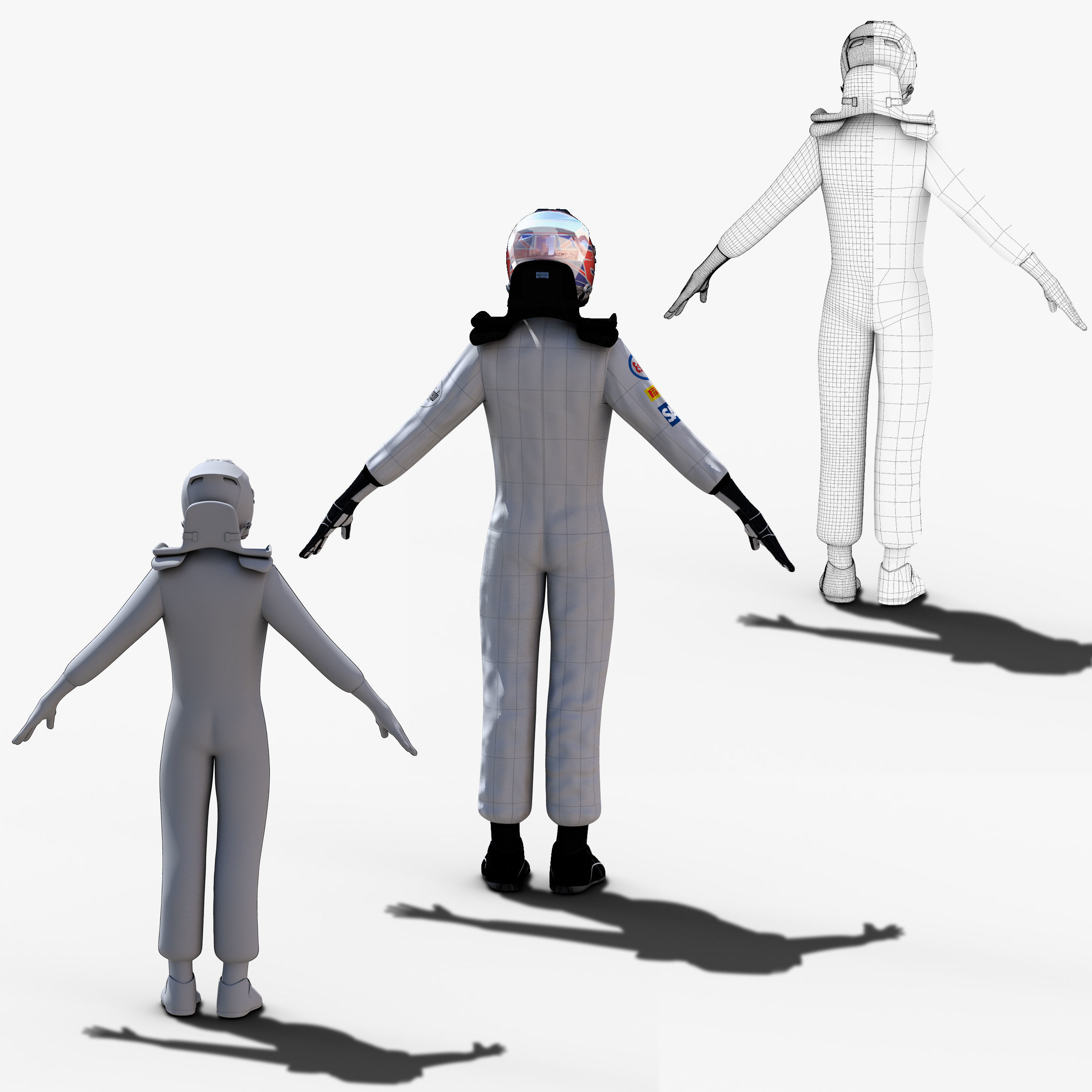 McLaren Mp4 31 Low-poly 3D model_23