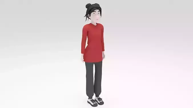 Character Collen Rigged 