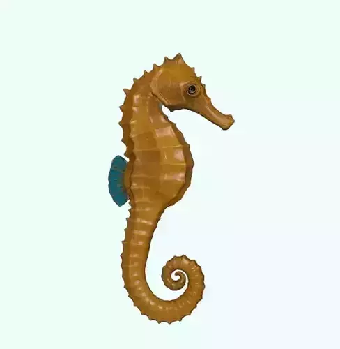 Seahorse Realistic Marine Figurine