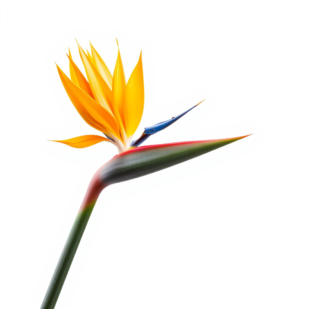 Exotic Bird of Paradise Flower Model Pack Low-poly 3D model_3