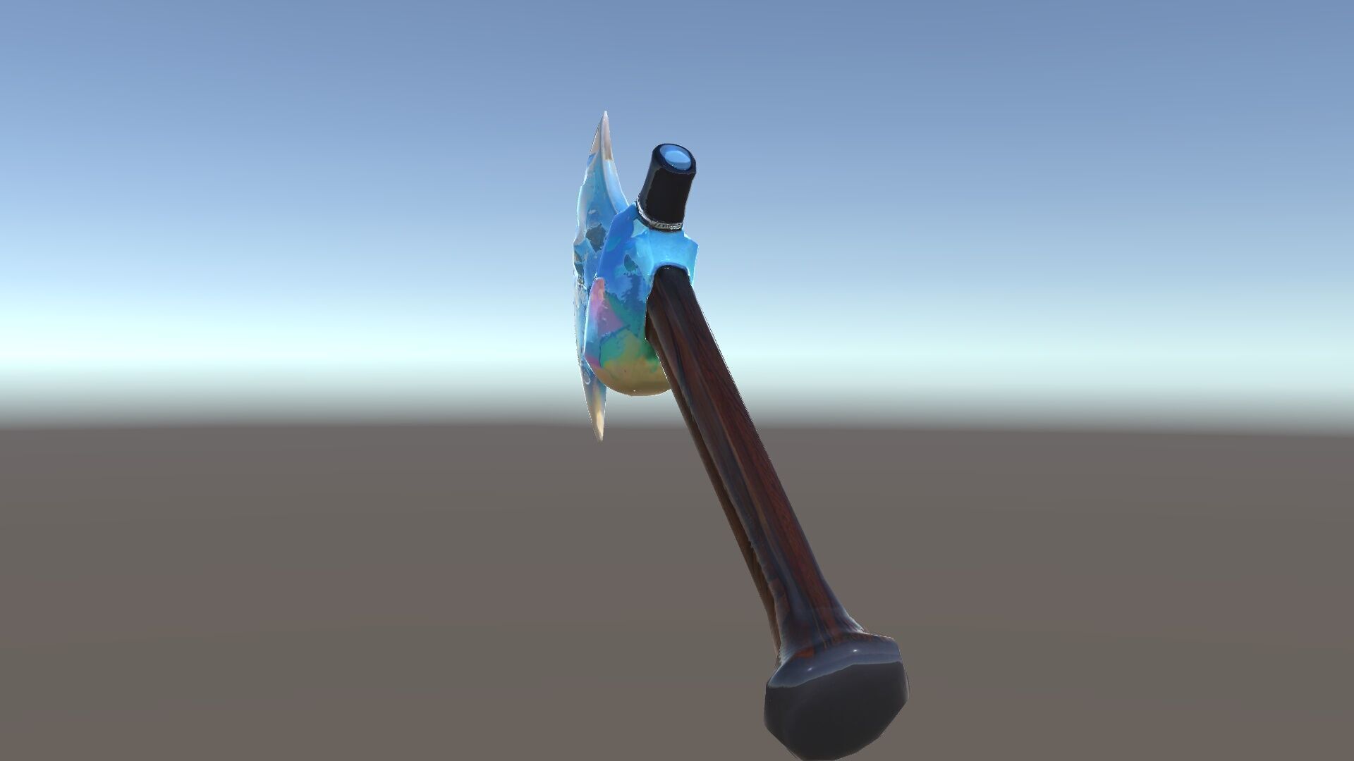 Opalescent Fantasy Axe Model Pack Low-poly 3D model_34