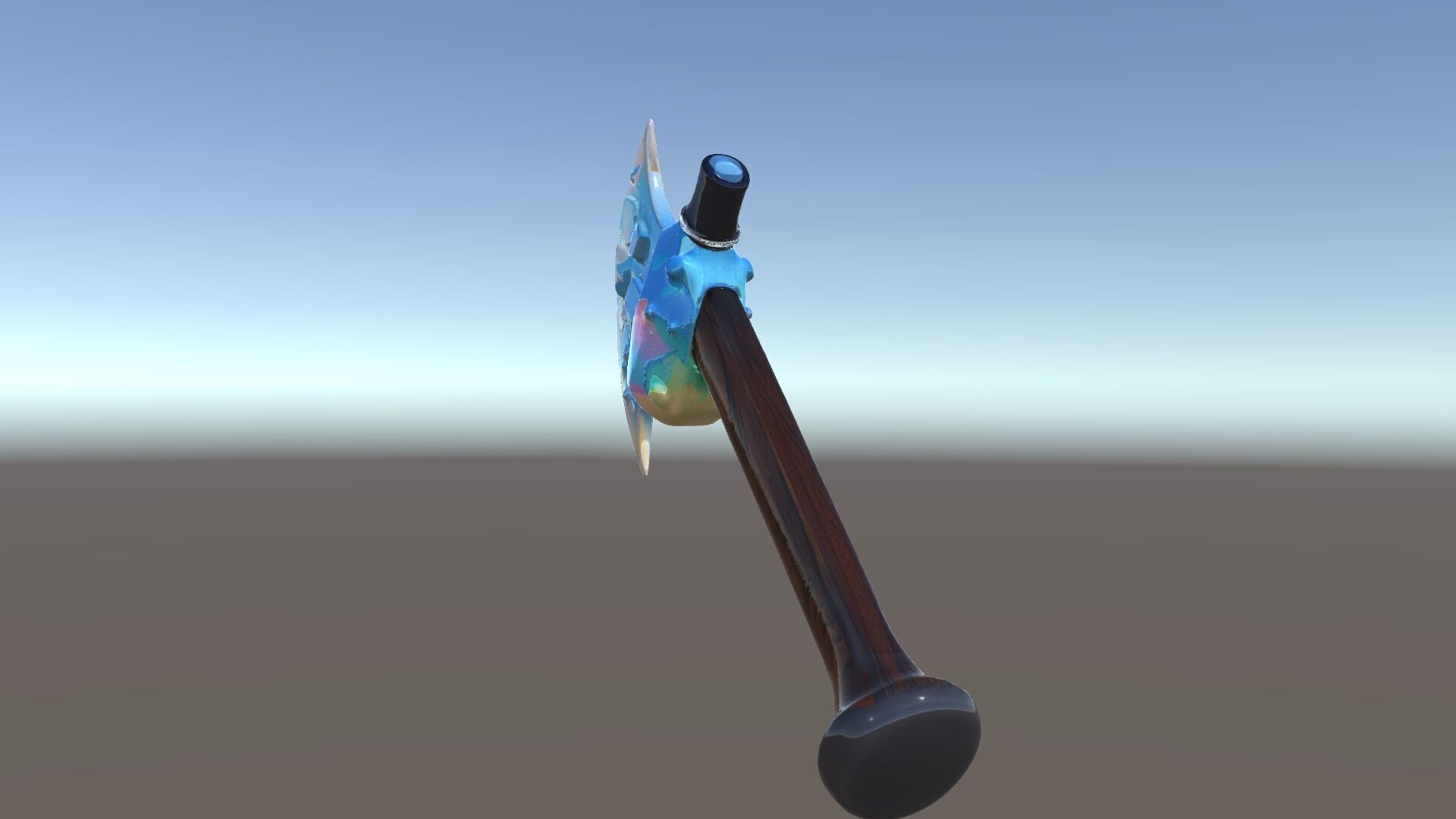 Opalescent Fantasy Axe Model Pack Low-poly 3D model_33