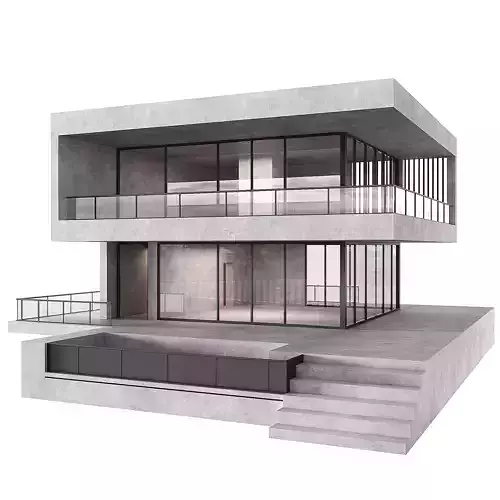 Modern Concrete House 