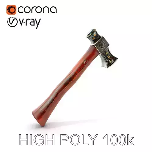 Nordic Battle Axe D Model Pack