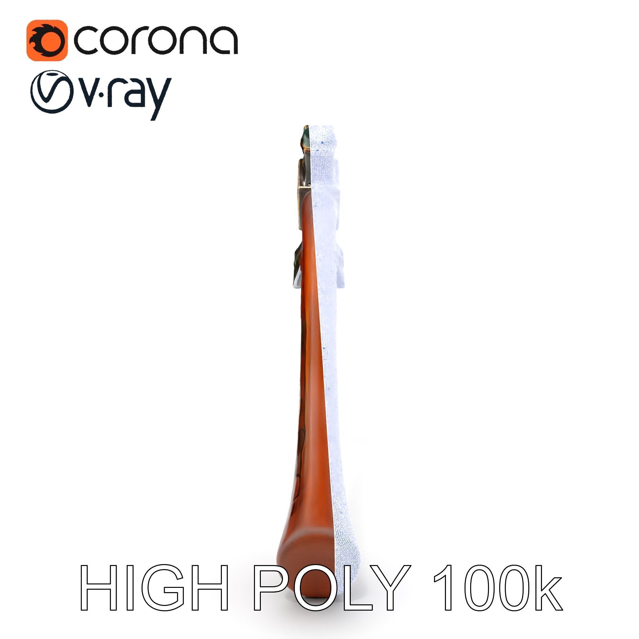 Nordic Battle Axe D Model Pack Low-poly 3D model_36