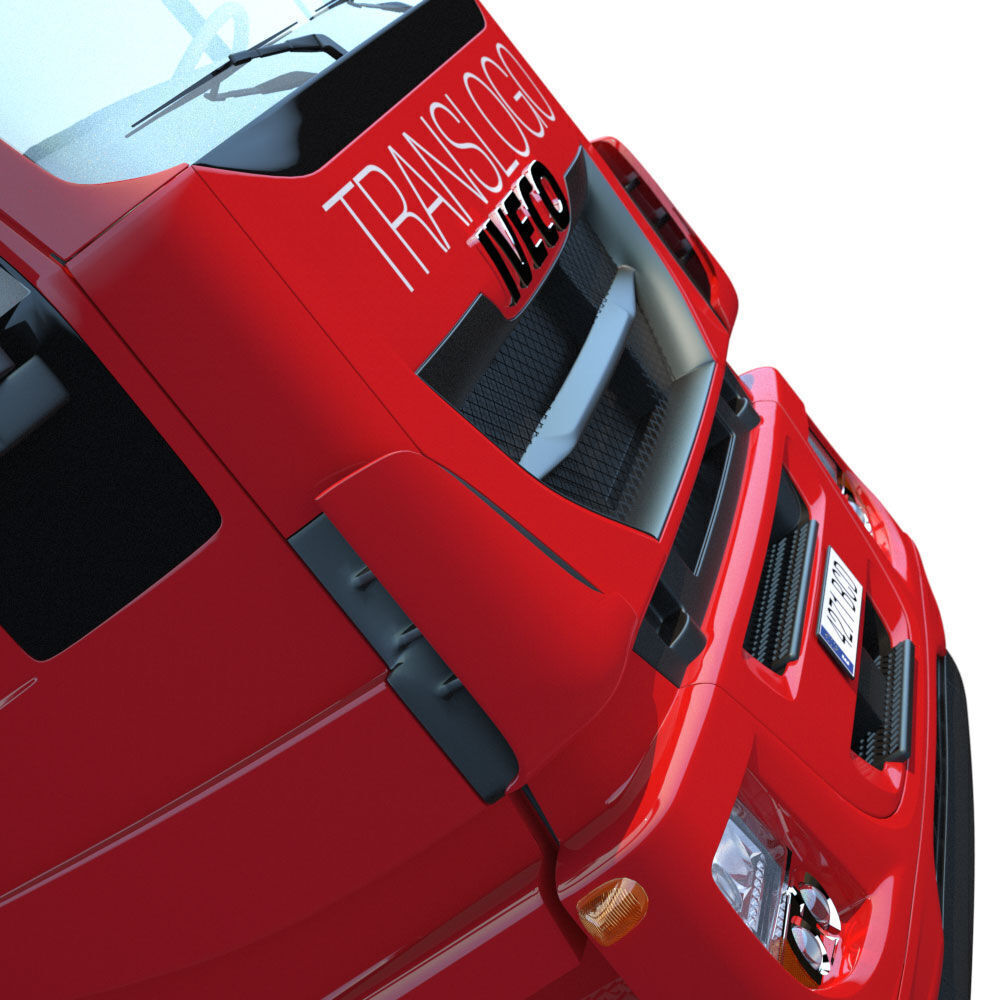 IVECO Hi-Way with Silo Trailer 3D model_18