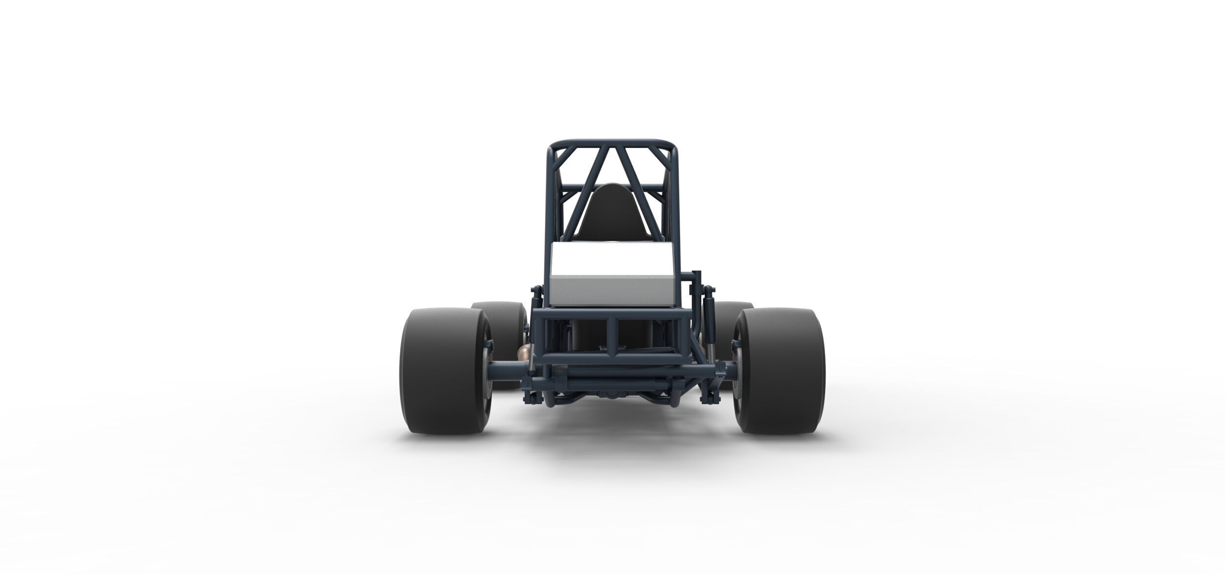 Vintage Asphalt Modified stock car Base V3 Scale 1 to 25 3D print model_15