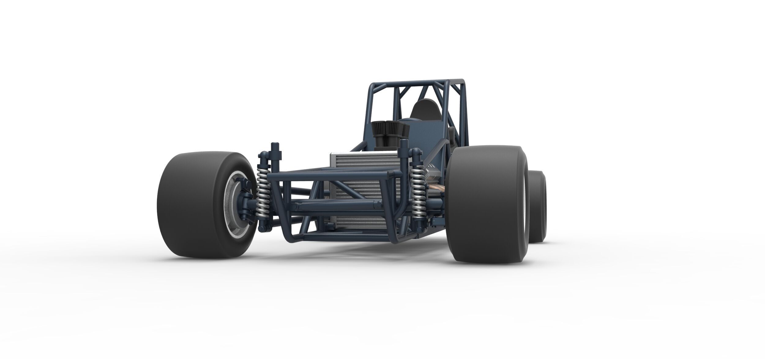 Vintage Asphalt Modified stock car Base V3 Scale 1 to 25 3D print model_5