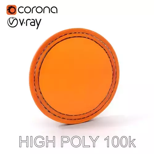 Leather Coaster Model Pack with HighResolution Textures