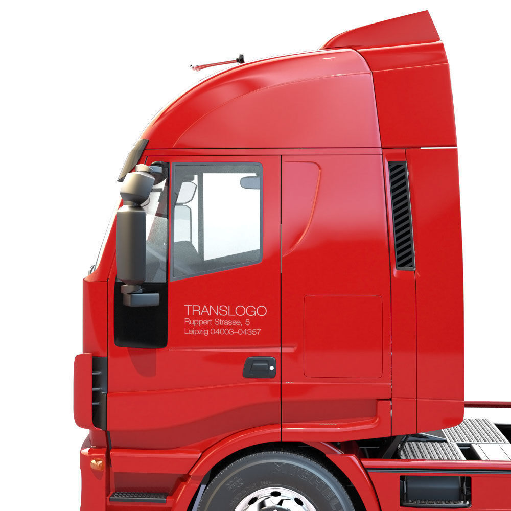 IVECO Hi-Way with Tipping Silo 3D model_16