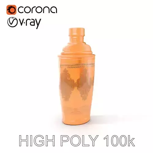 Elegant Copper Cocktail Shaker Model Pack