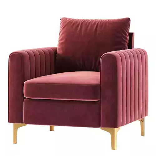 Gillette Upholstered Velvet Club Chair