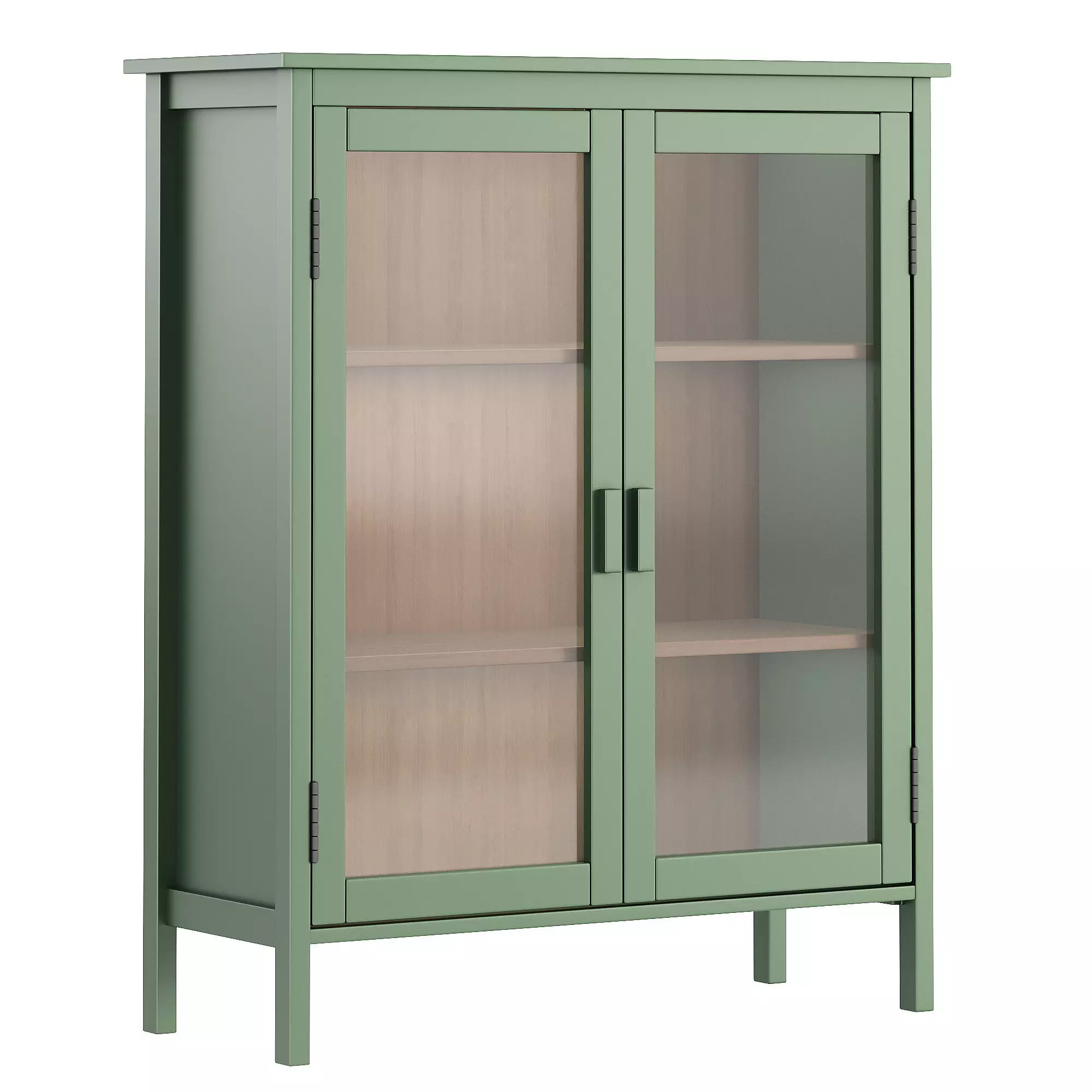 Low display cabinet Alvina 3D model_0
