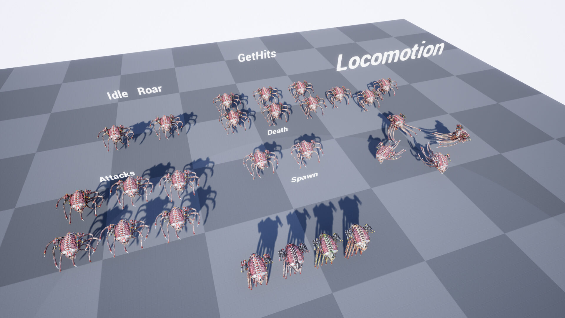 Cyborg Brain Low-poly 3D model_8