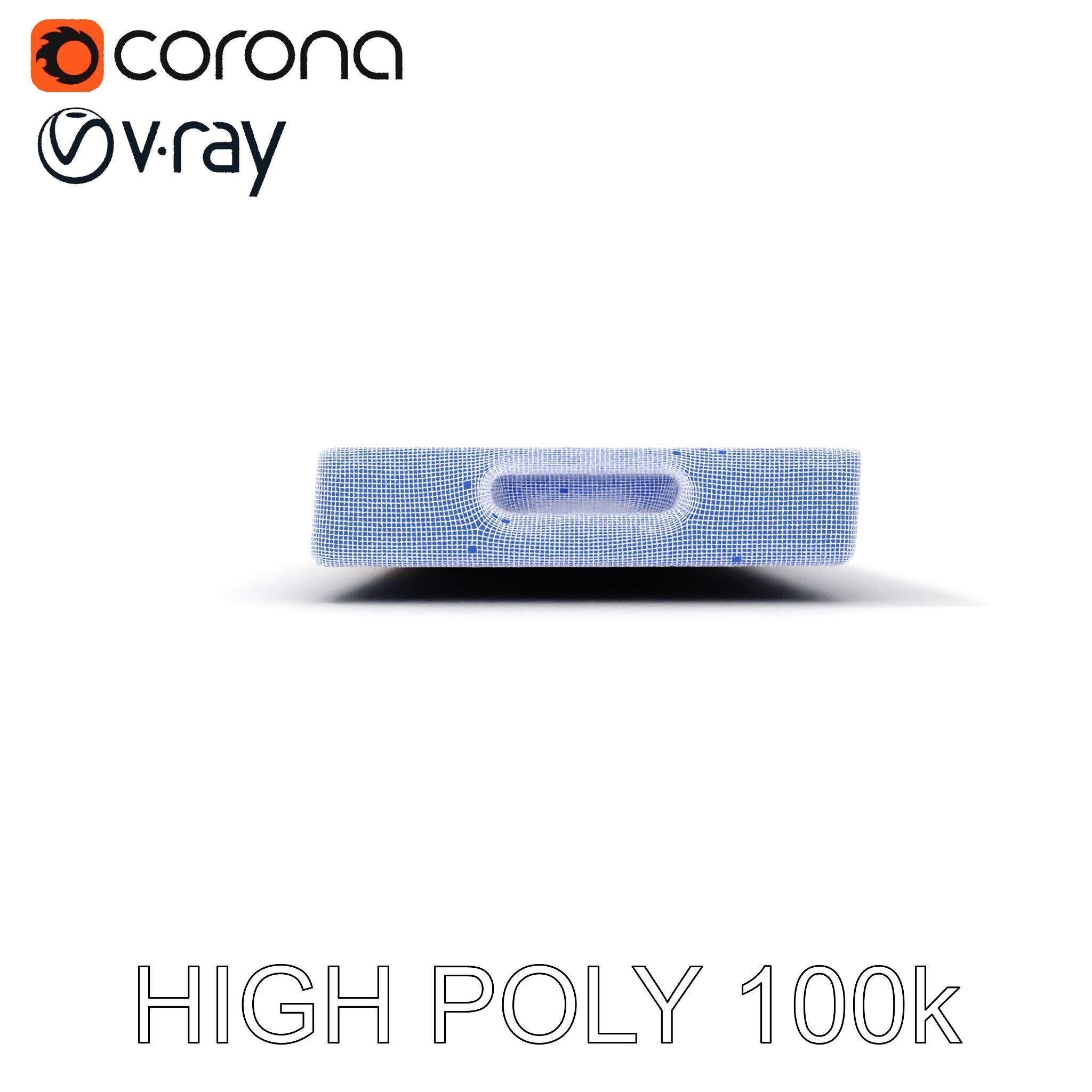 Wooden Serving Tray Model Pack Low-poly 3D model_25