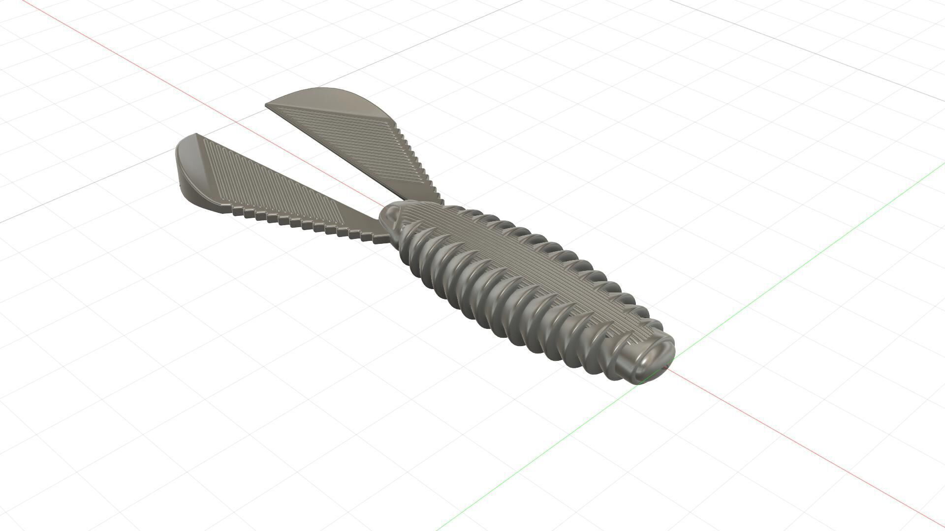 Soft fishing lure - Ribbed Creature 100mm 3D print model_20