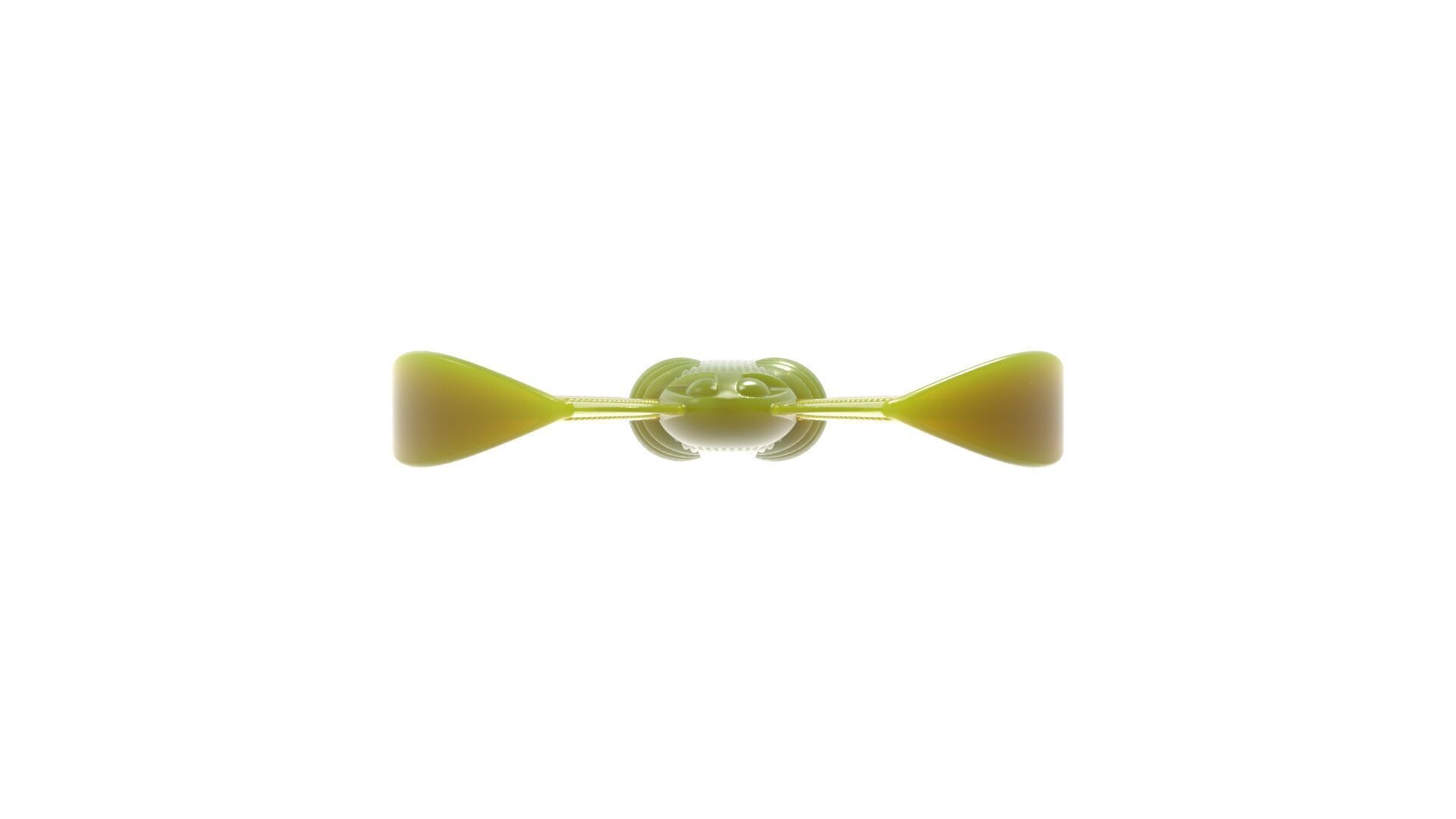 Soft fishing lure - Ribbed Creature 100mm 3D print model_15