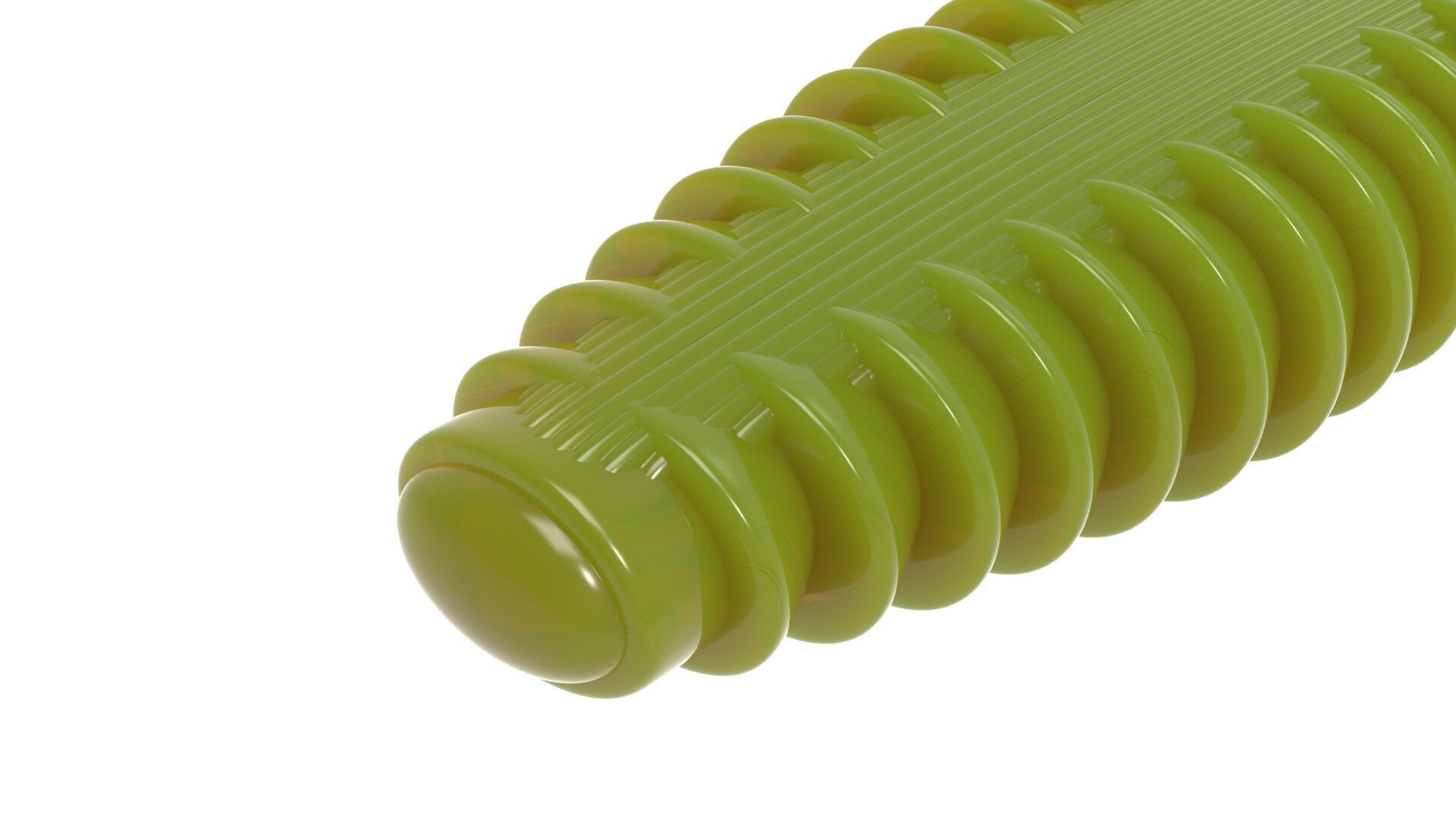 Soft fishing lure - Ribbed Creature 100mm 3D print model_17