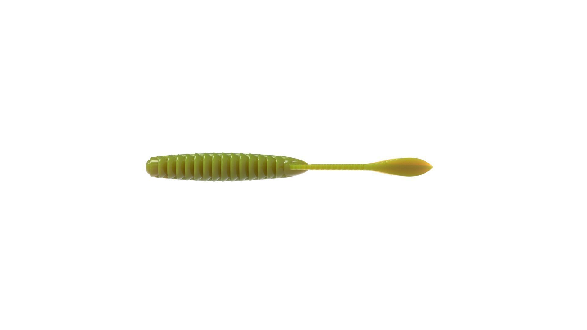 Soft fishing lure - Ribbed Creature 100mm 3D print model_14