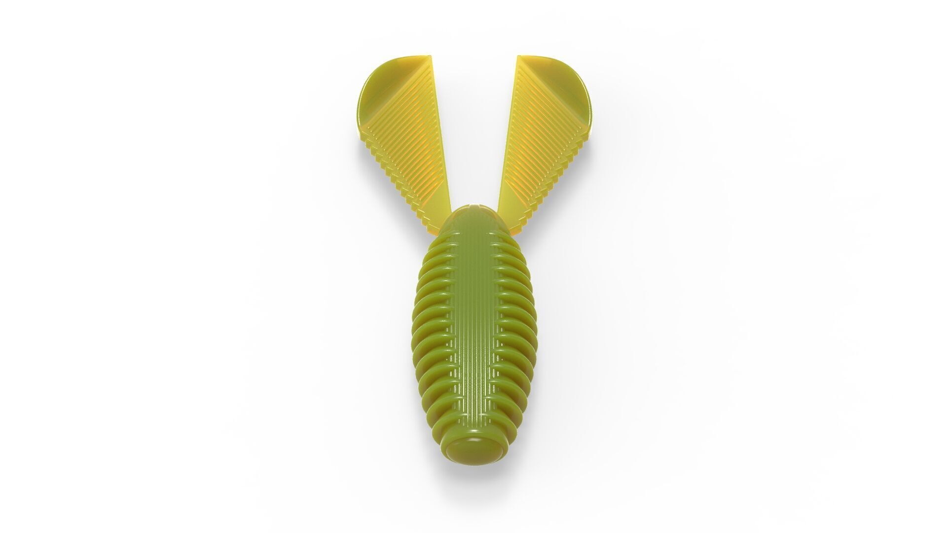 Soft fishing lure - Ribbed Creature 100mm 3D print model_9
