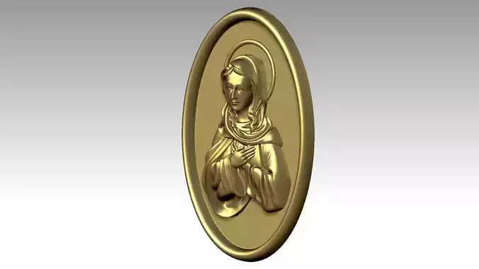 Virgin Mary relief 