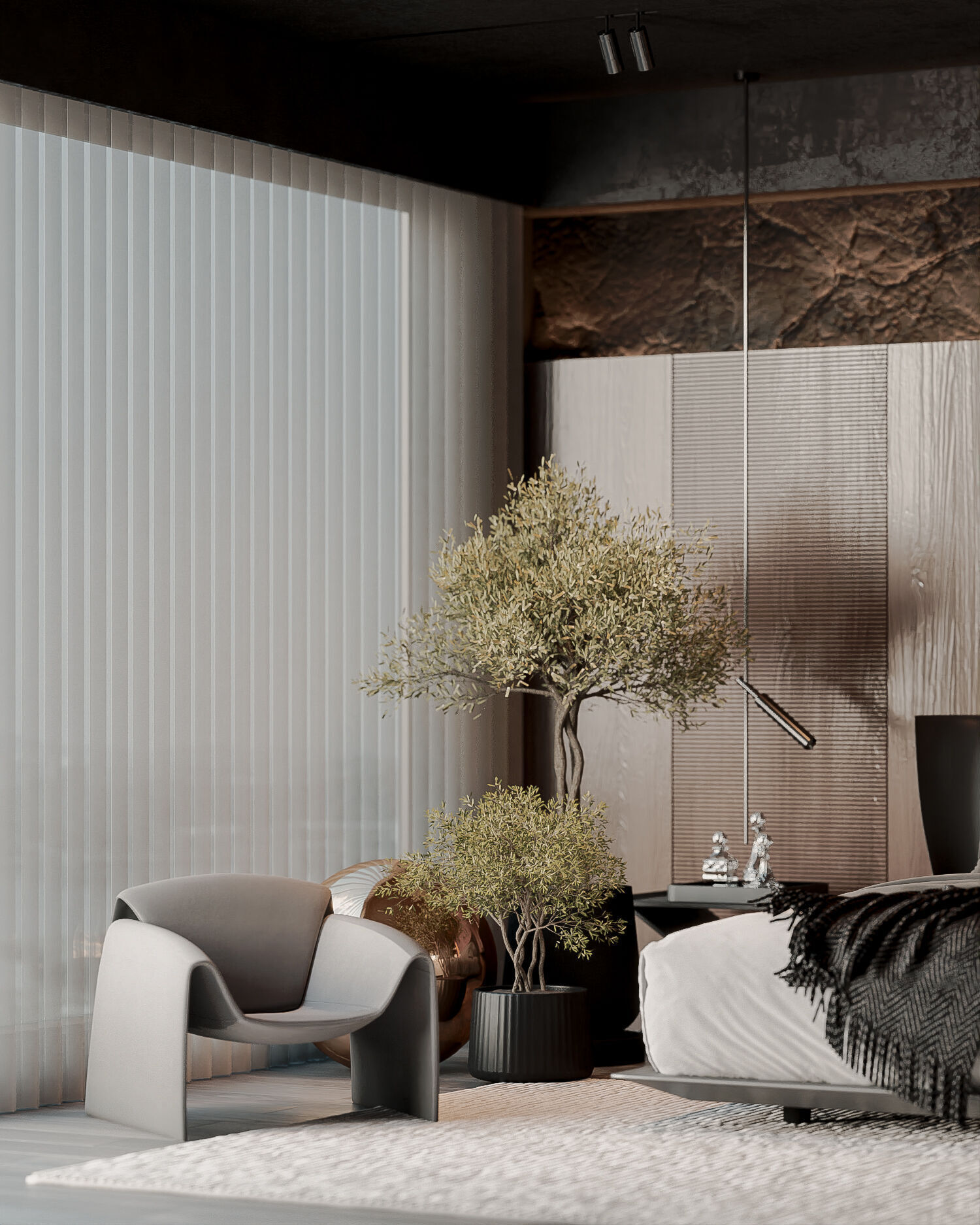 Bedroom Interior Model 3D model_8