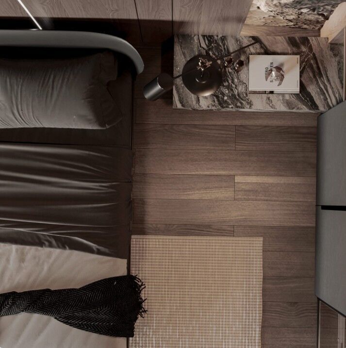 Bedroom Interior Model 3D model_3