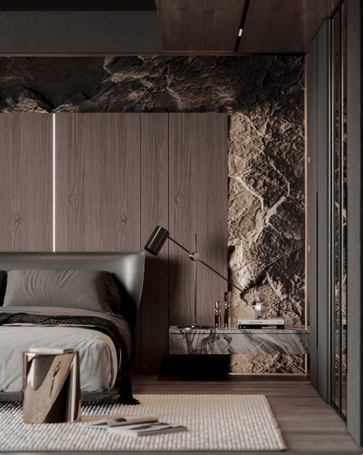 Bedroom Interior Model 3D model_18