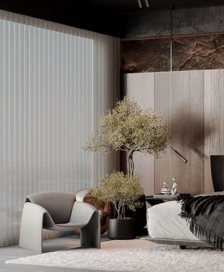 Bedroom Interior Model 3D model_2