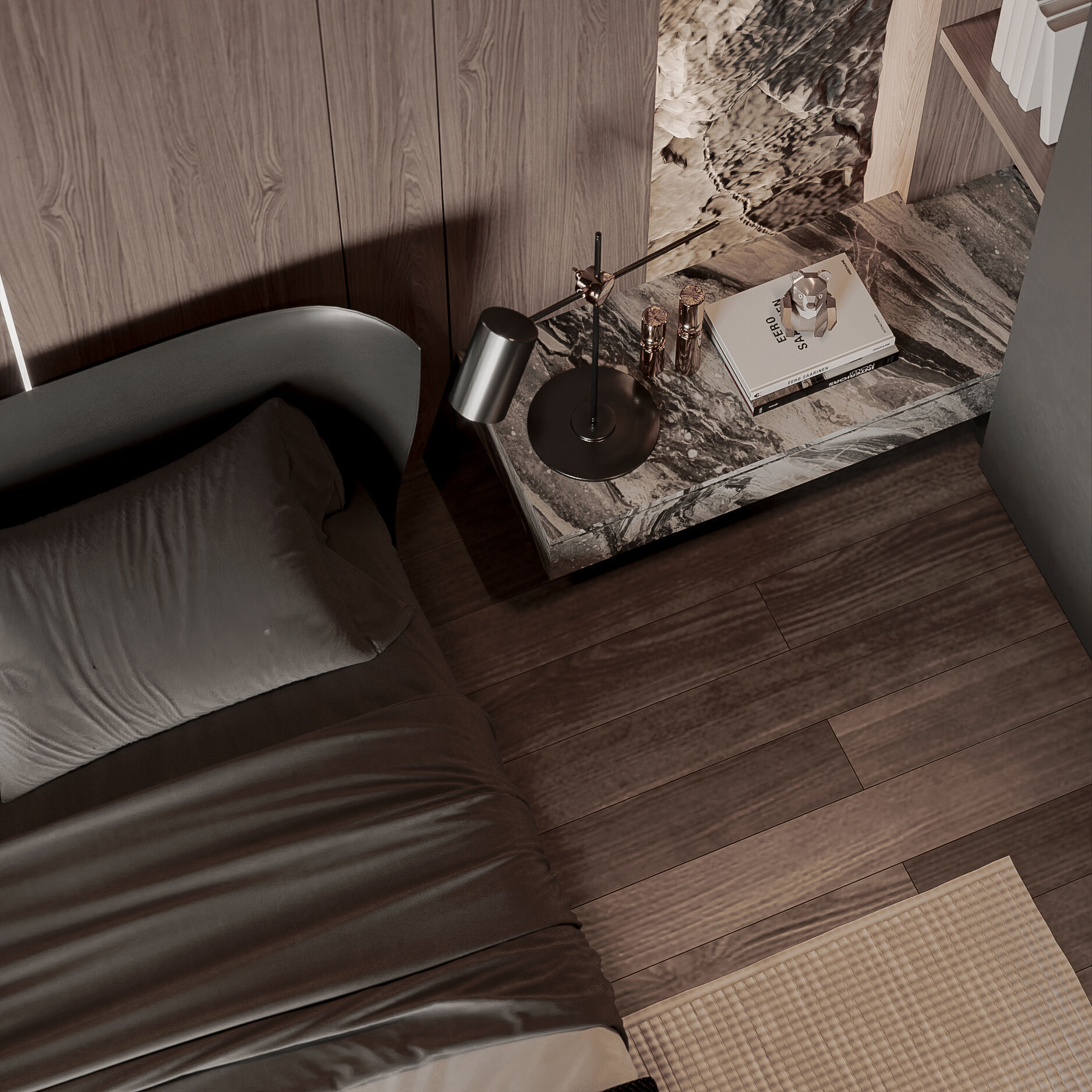Bedroom Interior Model 3D model_25
