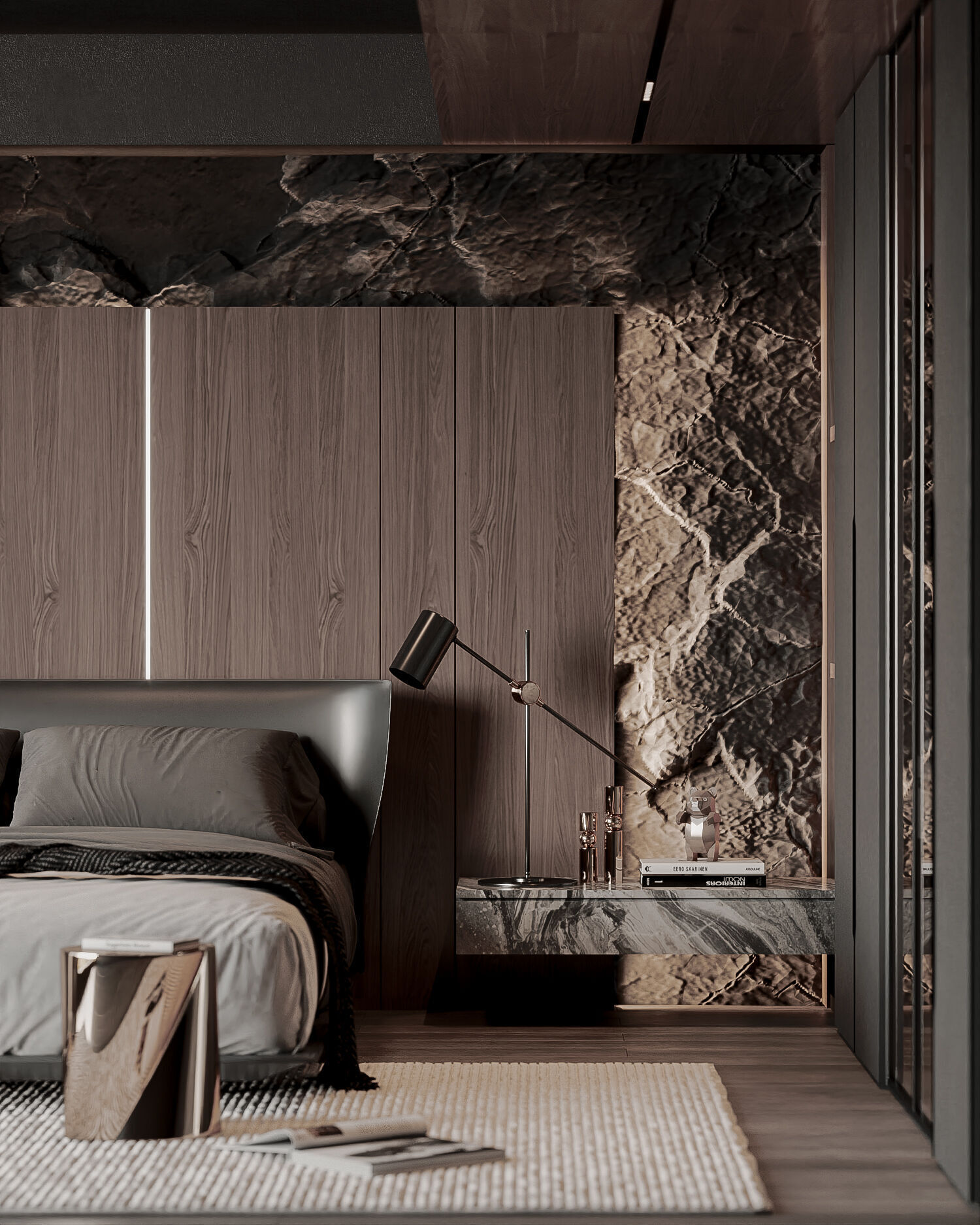 Bedroom Interior Model 3D model_9