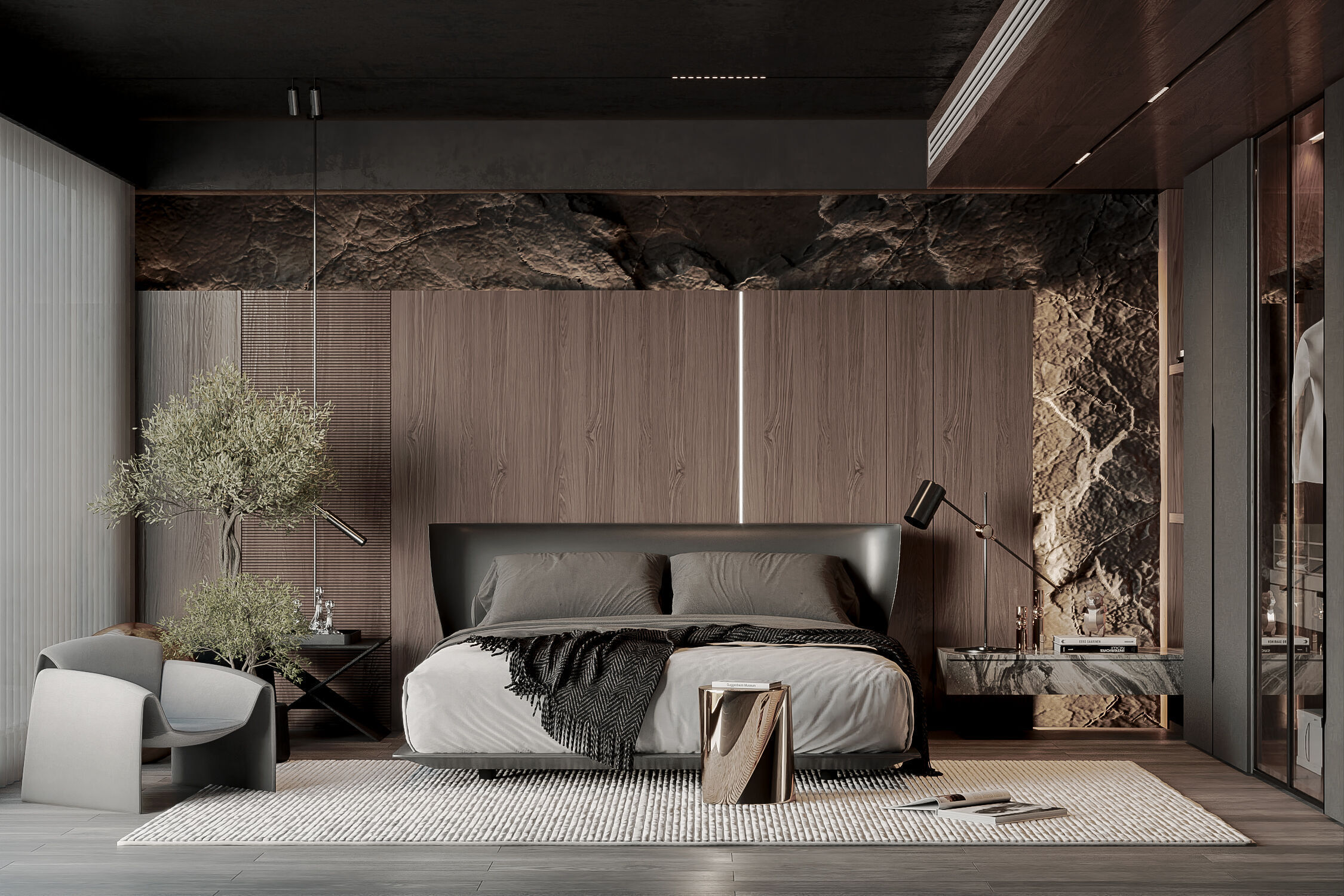 Bedroom Interior Model 3D model_7