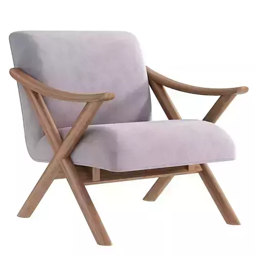 Poltrona Lamina Natural 3D model