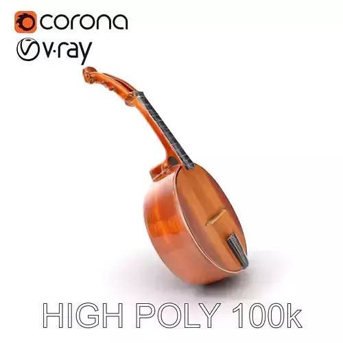 Banjo Instrument Model Pack with Detailed Textures