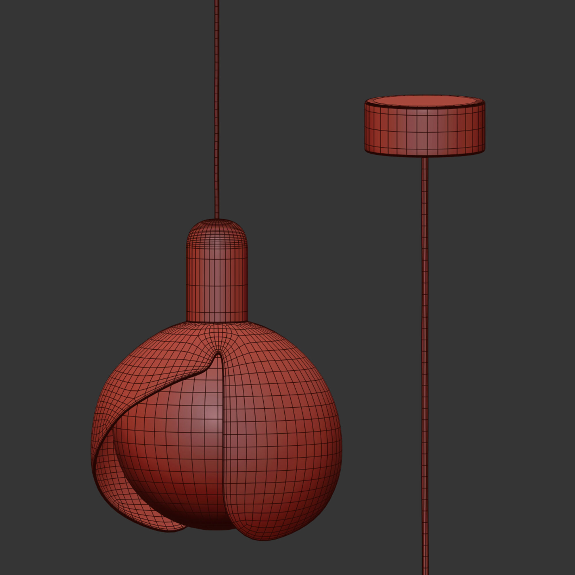 Periwinkle Pendant Light by Circu 3D model_5