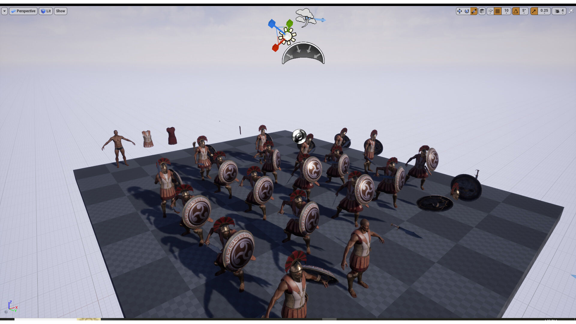 SPARTAN COMANDER  Low-poly 3D model_16