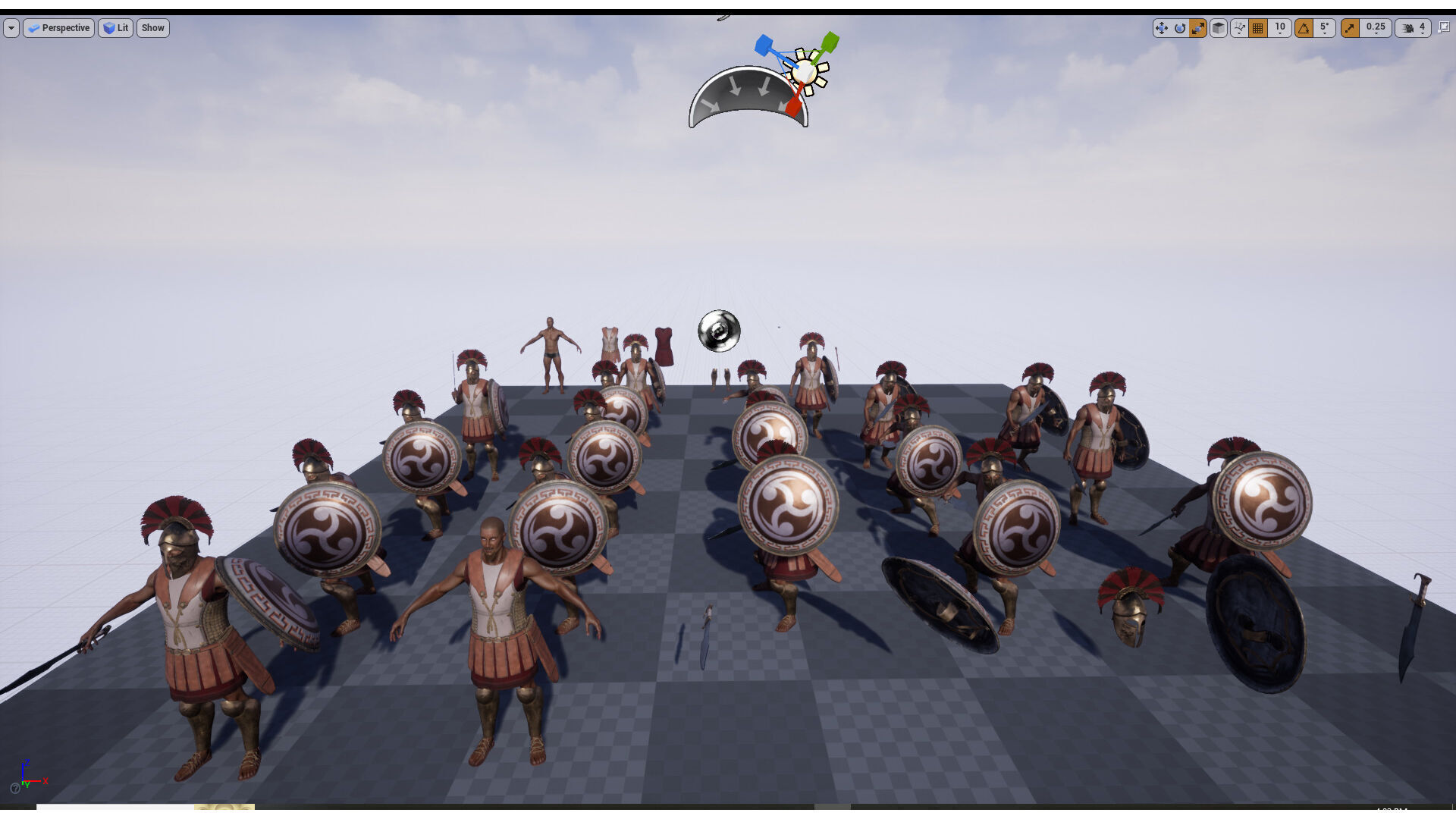 SPARTAN COMANDER  Low-poly 3D model_15