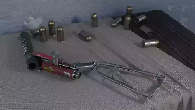 Handmade grenade launcher