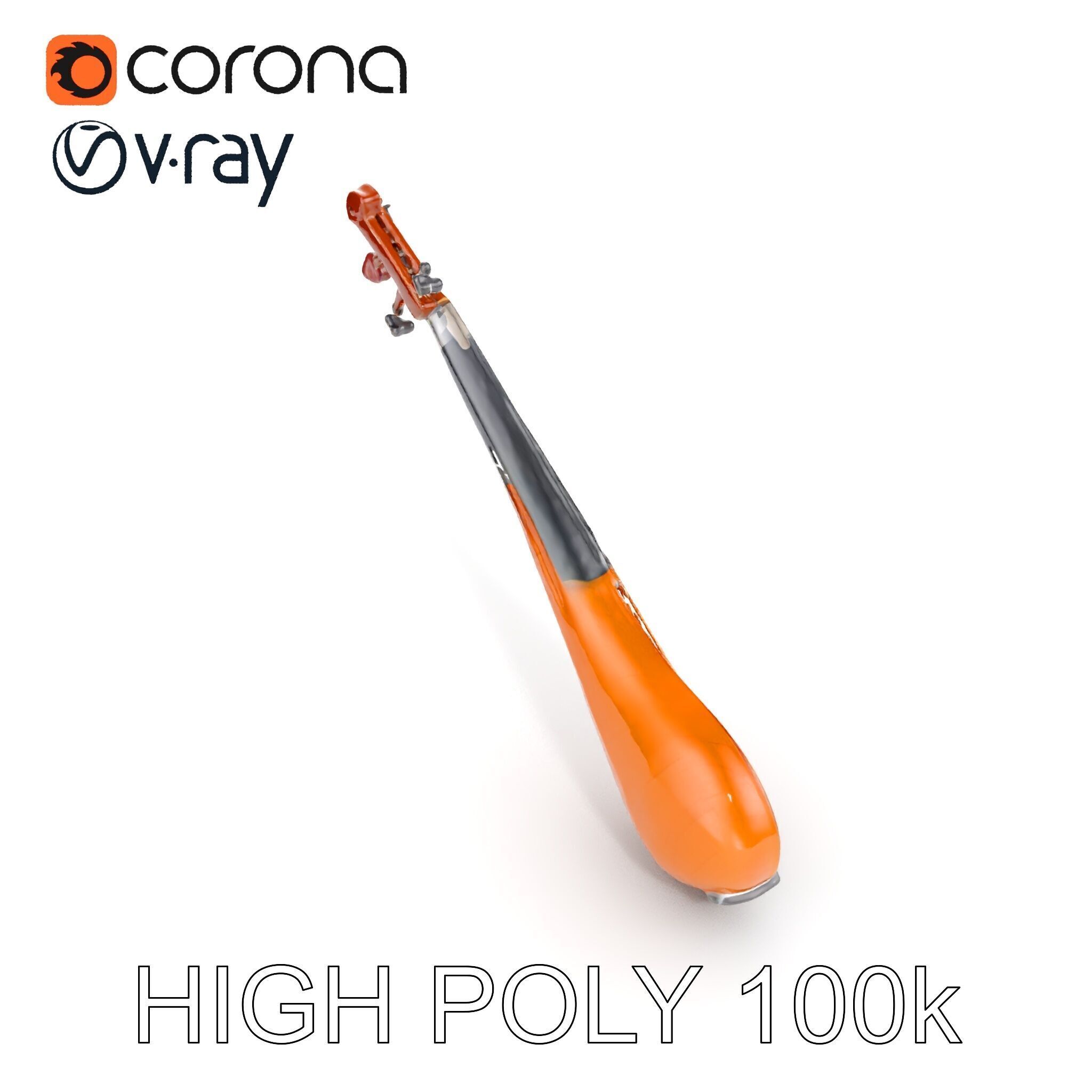 Traditional String Instrument Model Pack Low-poly 3D model_7