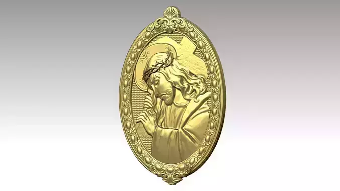 Jesus carries the cross relief 