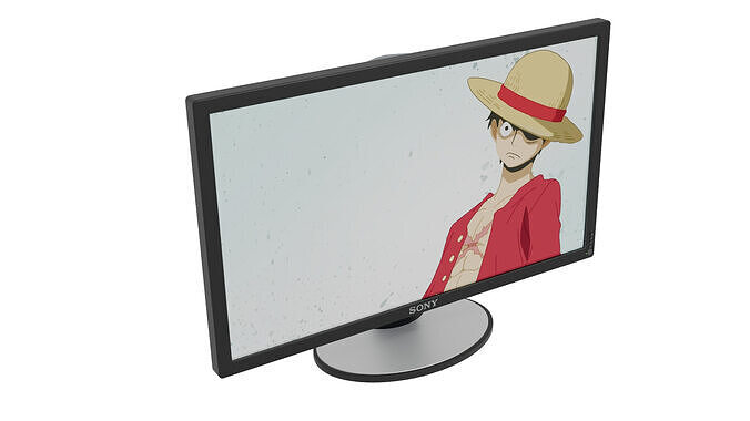 Computer Moniter 3D model
