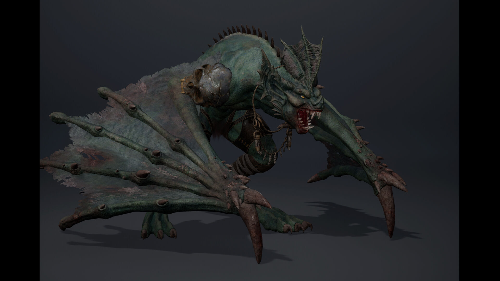 Embermoan Low-poly 3D model_33