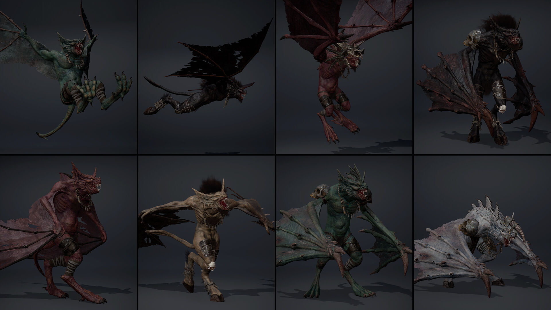 Embermoan Low-poly 3D model_10